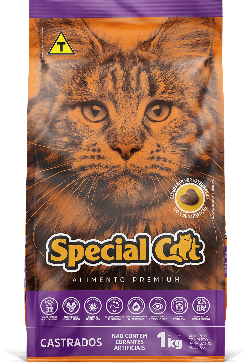 Bolsa de alimento seco Special Cat para gatos castrados