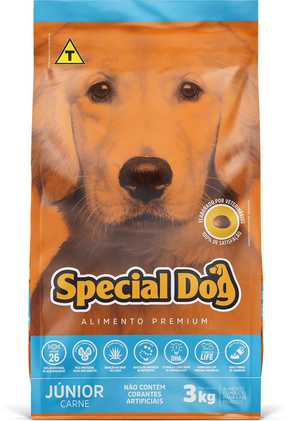 Bolsa de alimento seco Special Dog para cachorros